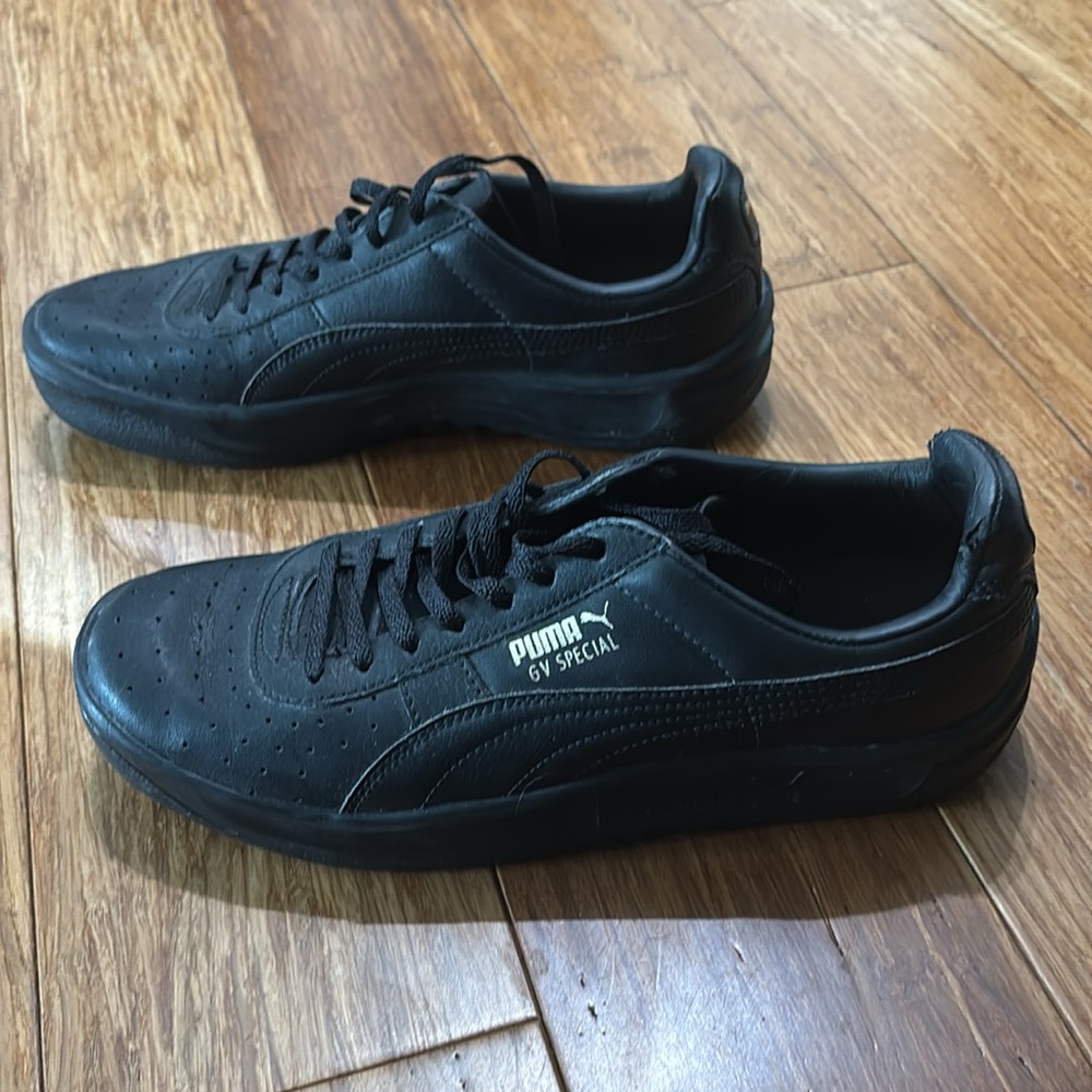 Puma GV Special Black Leather Sneakers Women’s 8.5 / Men’s 7 Retro Classic